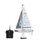 PLAYSTEAM Voyager 400 2.4GHz RC Sailboat - Blue