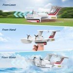 DEERC Amphibious RC Plane for Land and Water
