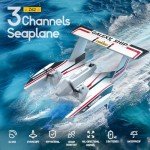 DEERC Amphibious RC Plane for Land and Water