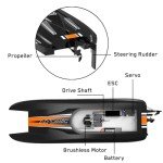 VOLANTEXRC AtomicX 40MPH Brushless RC Racing Boat