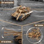Fistone RC Battle Tank Set with Sounds & Lights