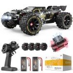 DEERC 1:14 Fast RC Truck, 50+ MPH Offroad