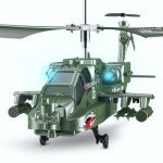 POCO DIVO Apache AH-64 RC Helicopter Toy