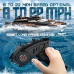 BEZGAR 18" Fast Remote Control Boat - TX125
