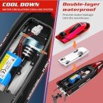 OSWIN HJ808 RC Racing Boat with 2 Batteries