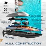 ALPHAREV R308 Fast RC Boat for Pools & Lakes