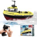 High-Speed 1/72 RC Tugboat for Pools & Lakes