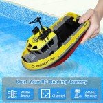 High-Speed 1/72 RC Tugboat for Pools & Lakes