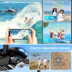 1080P FPV Foldable Drone for Kids and Beginners