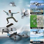 1080P FPV Foldable Drone for Kids and Beginners