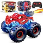 Kidcia Remote Control Dinosaur Monster Truck - Red