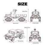 REMOTE CONTROL MILITARY TRUCK WITH HD CAMERA