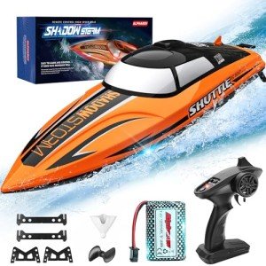 ALPHAREV R208 High-Speed RC Boat for Kids