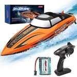 ALPHAREV R208 High-Speed RC Boat for Kids