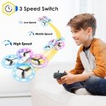 Kids' RC Drone with LED Lights and 3D Flip