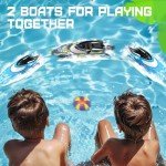 BEZGAR Fast Speed RC Boat Set for Kids