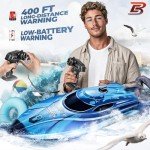 BEZGAR 12" Fast RC Boat for Kids & Adults