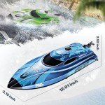 BEZGAR 12" Fast RC Boat for Kids & Adults