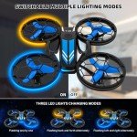 Mini Drone with Auto Hover, LED Lights, Remote