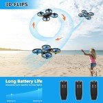 Mini Drone with Auto Hover, LED Lights, Remote