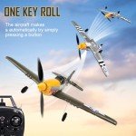 4-Channel RC Plane for Kids & Adults - P51 Mustang