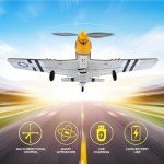4-Channel RC Plane for Kids & Adults - P51 Mustang