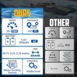 High-Speed Remote Control Boat for Pools & Lakes