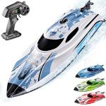 BEZGAR Fast 12-Inch Remote Control Speed Boat