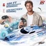 BEZGAR Fast 12-Inch Remote Control Speed Boat