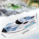 BEZGAR Fast 12-Inch Remote Control Speed Boat