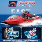 AIGIMU LED RC Boat for Kids & Adults