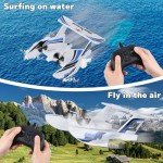 OMNANGO 2.4GHz Waterproof RC Float Plane KF603