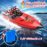 AIGIMU LED RC Boat for Kids & Adults