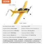VEVOR 2.4GHz RC Plane with Gyro Stabilizer
