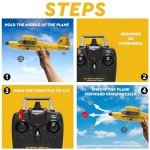 28℃ Remote Control Airplane Trainer for Kids & Adults