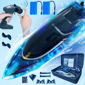 RANFLY Fast RC Boat with Rechargeable Batteries