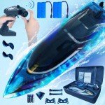 RANFLY Fast RC Boat with Rechargeable Batteries