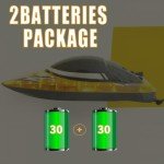 RANFLY Fast RC Boat with Rechargeable Batteries