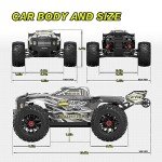 RIAARIO 1:14 High-Speed Off-Road RC Monster Truck