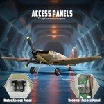 VolantexRC Spitfire Fighter RC Plane - 4CH Aerobatics