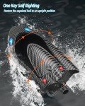 High-Speed RC Boat with LED Lights & Batteries