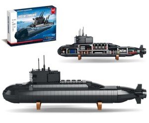 WW2 Military Submarine Building Blocks Set