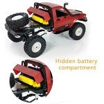 YIKESHU 1:16 RC Off-Road Rock Crawler Truck