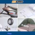 FMS P-40B Warhawk RC Plane with Flaps
