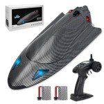 YIDJOFJ Fast RC Boat with LED Light