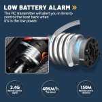 YIDJOFJ Fast RC Boat with LED Light