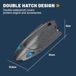 YIDJOFJ Fast RC Boat with LED Light