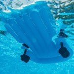 Motorized Pool Lounger for Fun Water Relaxation