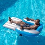 Motorized Pool Lounger for Fun Water Relaxation