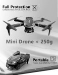 FLYVISTA Mini Drone with 1080P Camera for All